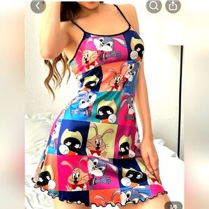 Wild Fable Adorable 9 cartoon characters Mini Summer Dress (M) 🌞Bundable🔥